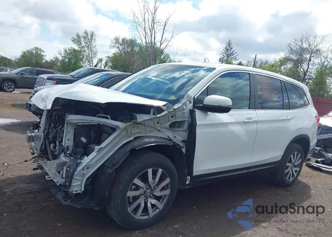 2021 Honda Pilot Awd Ex-L from USA, damaged, VIN 5FNYF6H57MB054147